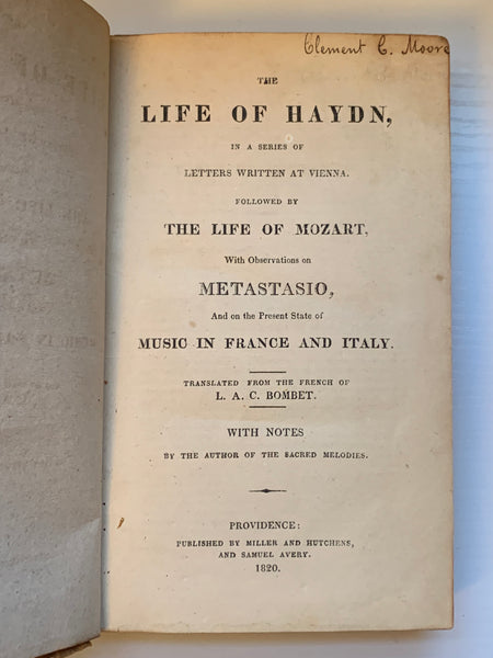 Clement Moore's Copy