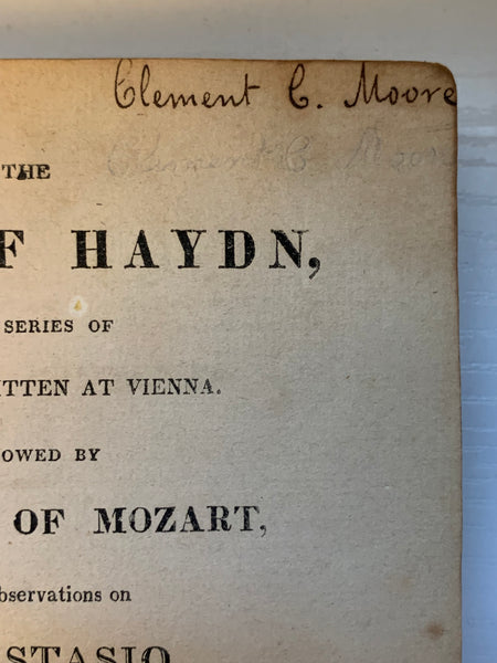 Clement Moore's Copy