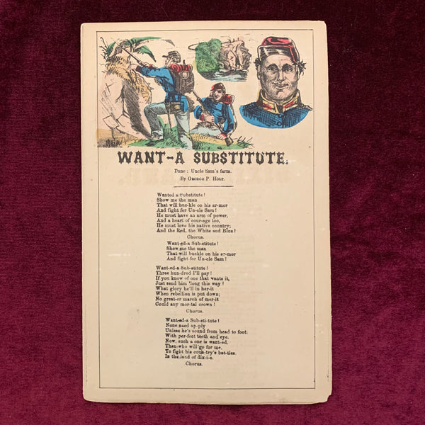 Civil War. Six Military and Patriotic Songs.