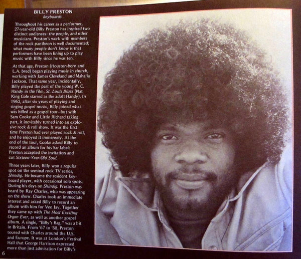 George Harrison and Ravi Shankar 1974 Tour Program
