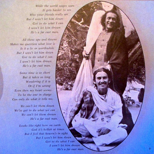 George Harrison and Ravi Shankar 1974 Tour Program
