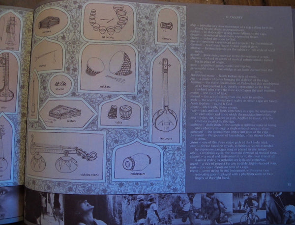 George Harrison and Ravi Shankar 1974 Tour Program