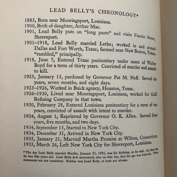 LeadBelly Collection
