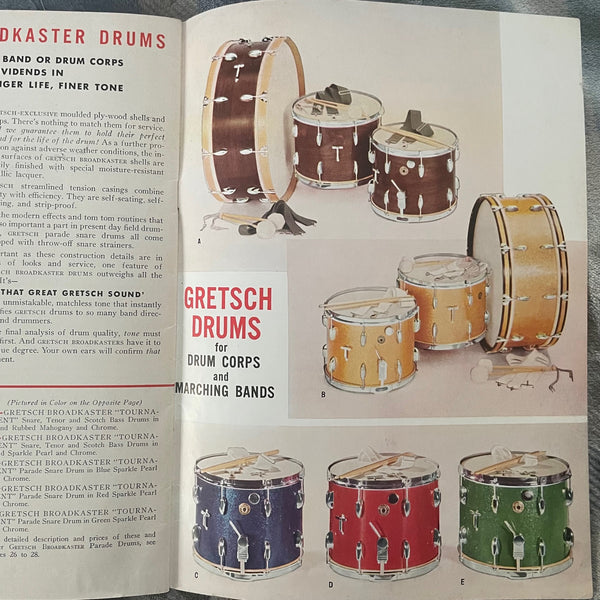 Gretsch Drums Trade Catalog 1958