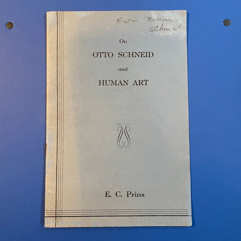 [Jewish Artists and Art] On Otto Schneid and Human Art