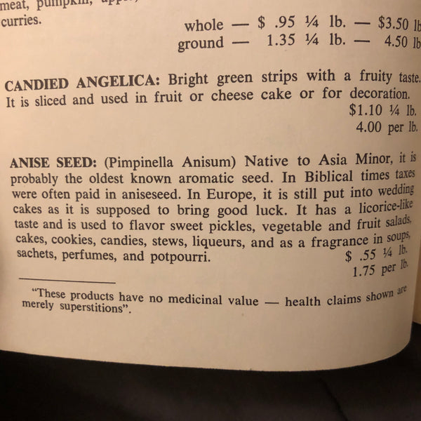 aphrodisia spice catalogue
