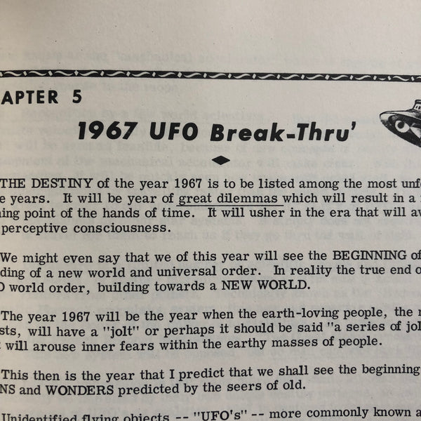 Psychic Predictions and UFOs