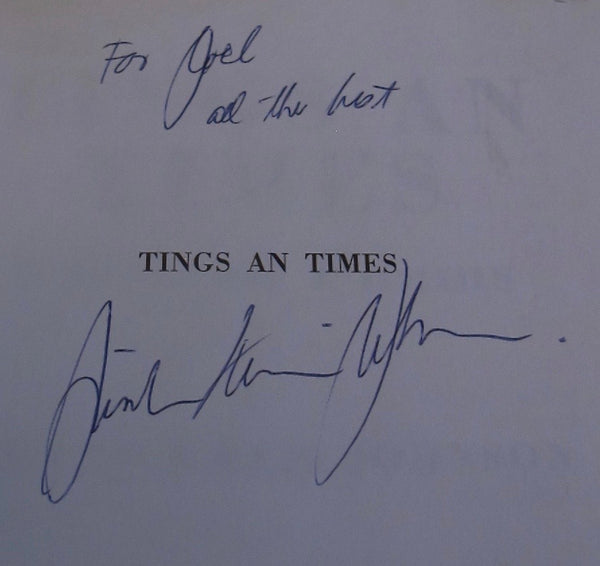 Linton Kwesi Johnson Tings and Times Signed copy