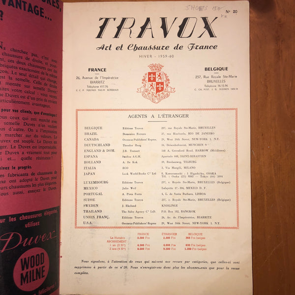 Trade Catalogue: Travox Art et Chaussure de France