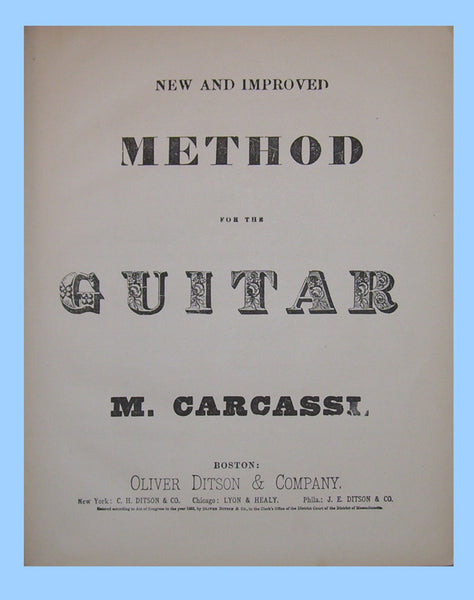 Carcassi's Guitar Method