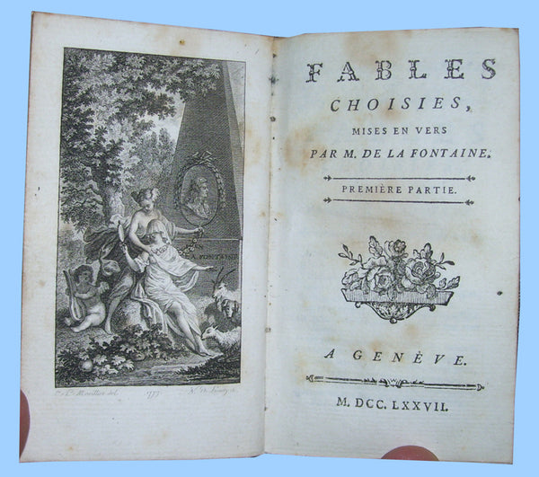 Fables de La Fontaine in a charming binding
