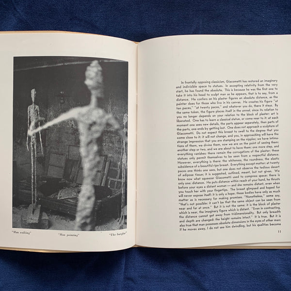Giacometti exhibition catalogue