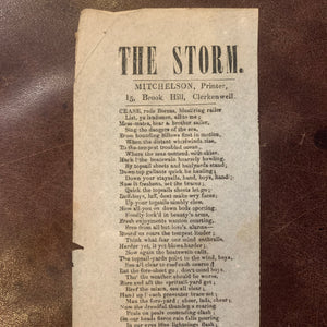 The Storm [broadside]