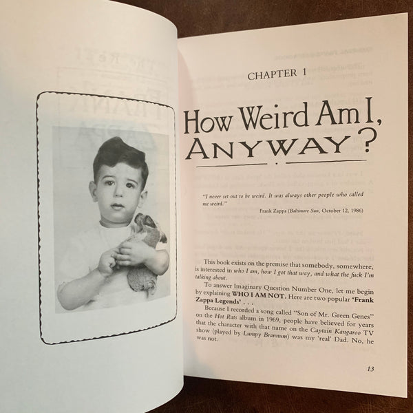 The Real Frank Zappa Book by Frank Zappa