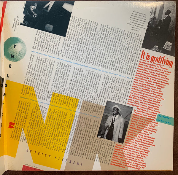 A Tribute to Thelonious Monk - That’s The Way I Feel Now