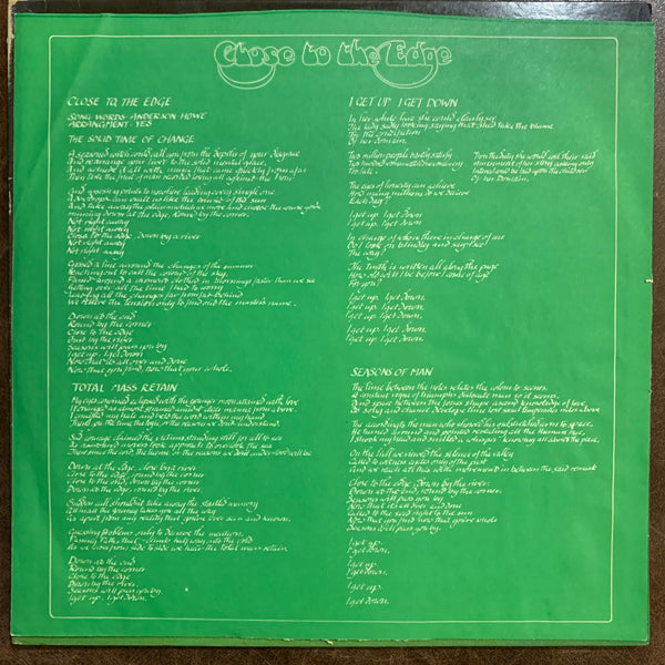 Yes - Close to the Edge