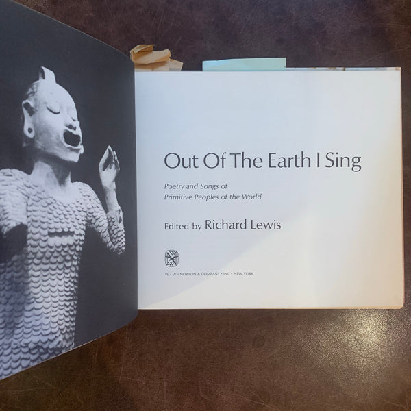 Out of the Earth I Sing edited by Richard Lewis