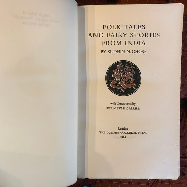 Folk Tales and Fairy Stories from India by Sudhin N. Ghose