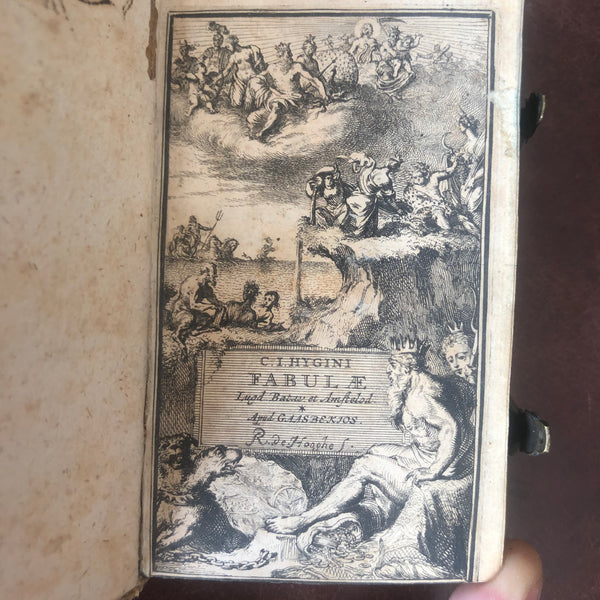 Hygin's Fables in a splendid pigskin binding.