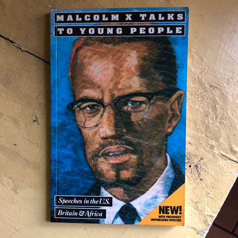 Malcolm X talks to young people