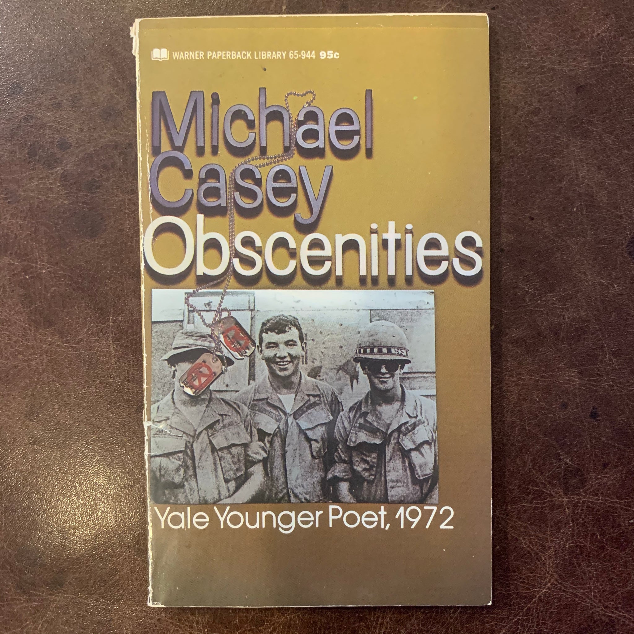Obscenities by Michael Casey poetry