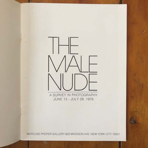 The Male Nude