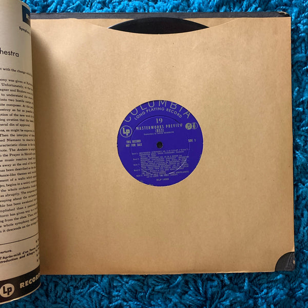 Columbia Masterworks - Preview Kit No. 16