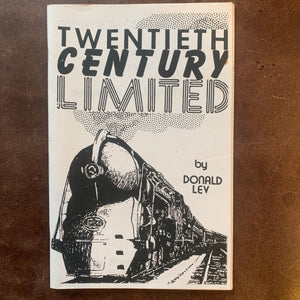 Twentieth Century Limited poems by Donald Lev