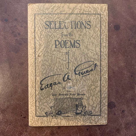 Selections from the Poems of Edgar A. Guest