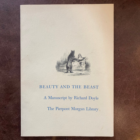 Beauty and the Beast manuscript by Richard Doyle