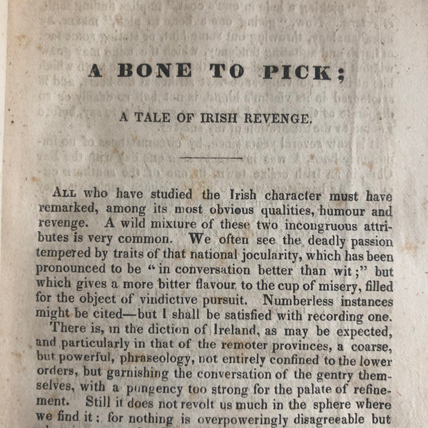 Irish literature, American edition, Thomas Colley Grattan
