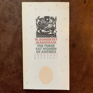 The Three Fat Women of Antibes by W. Somerset Maugham