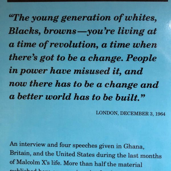 Malcolm X talks to young people