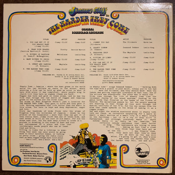 Jimmy Cliff in The Harder They Come