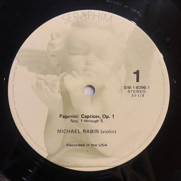 Paganini The Complete Caprices, Michael Rabin -violin