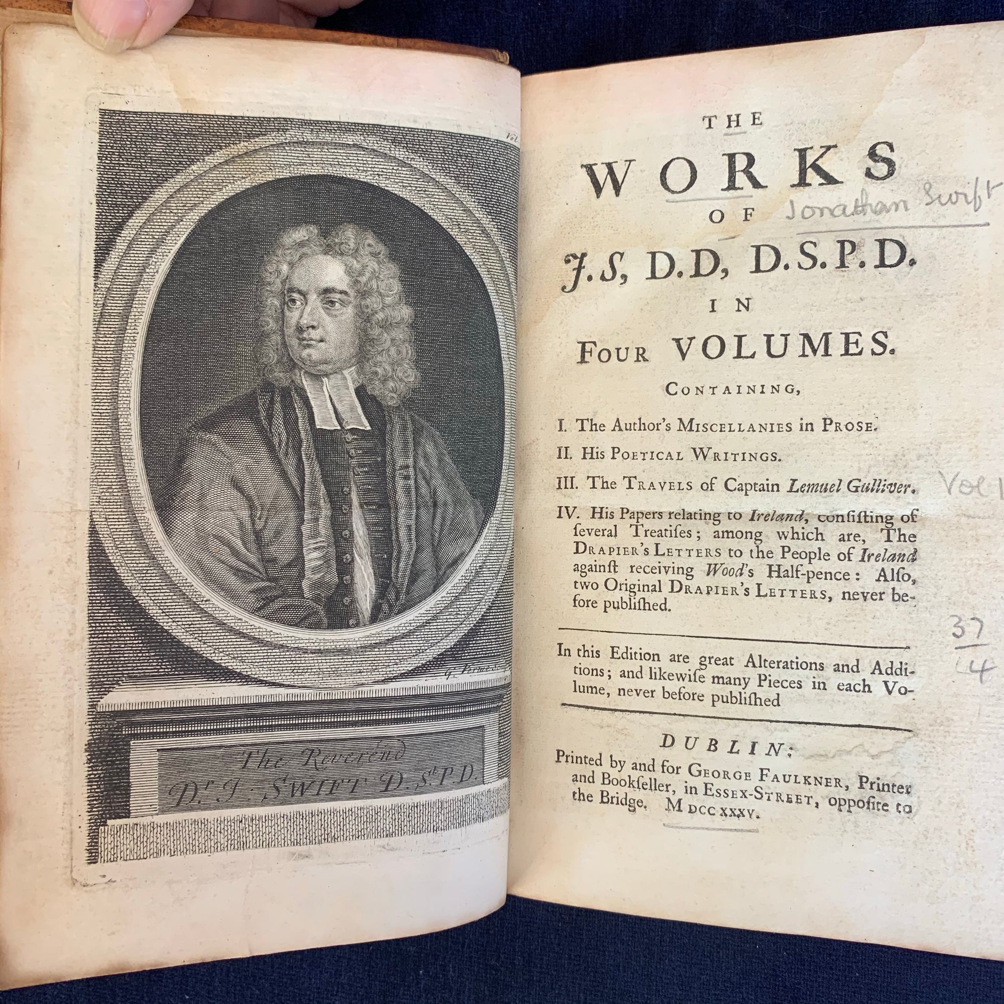 The Works of Jonathan Swift Vol. 1-4