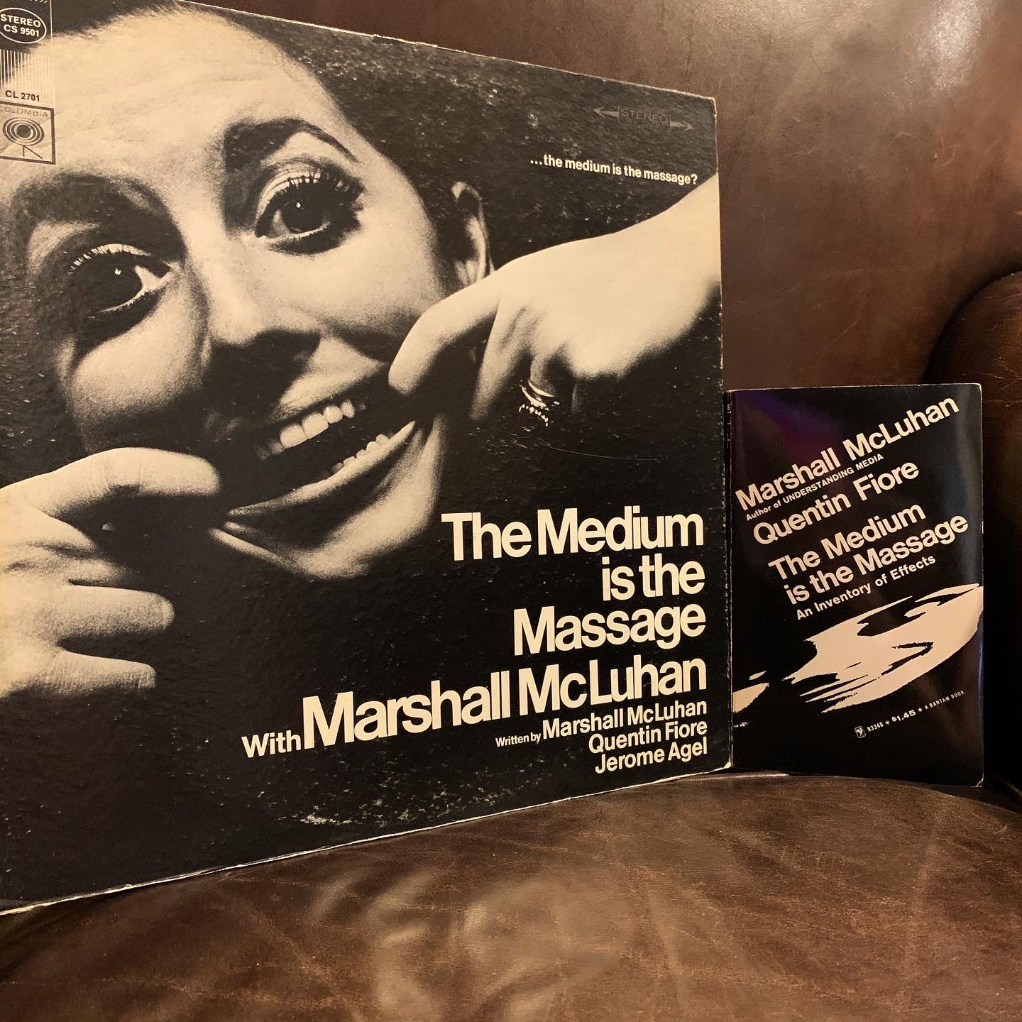 The Medium is the Massage vinyl and book pairing