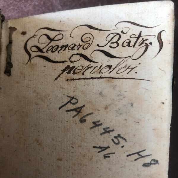 Hygin's Fables in a splendid pigskin binding.
