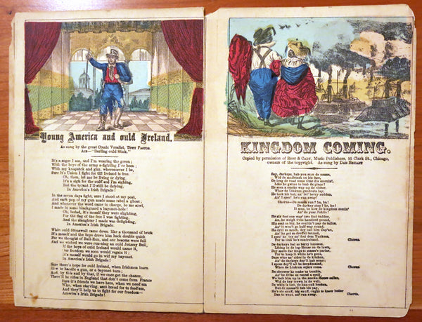 Rare Civil War song panorama